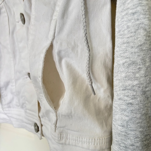 Wallflower White Denim Jacket, size small - Picture 4 of 5